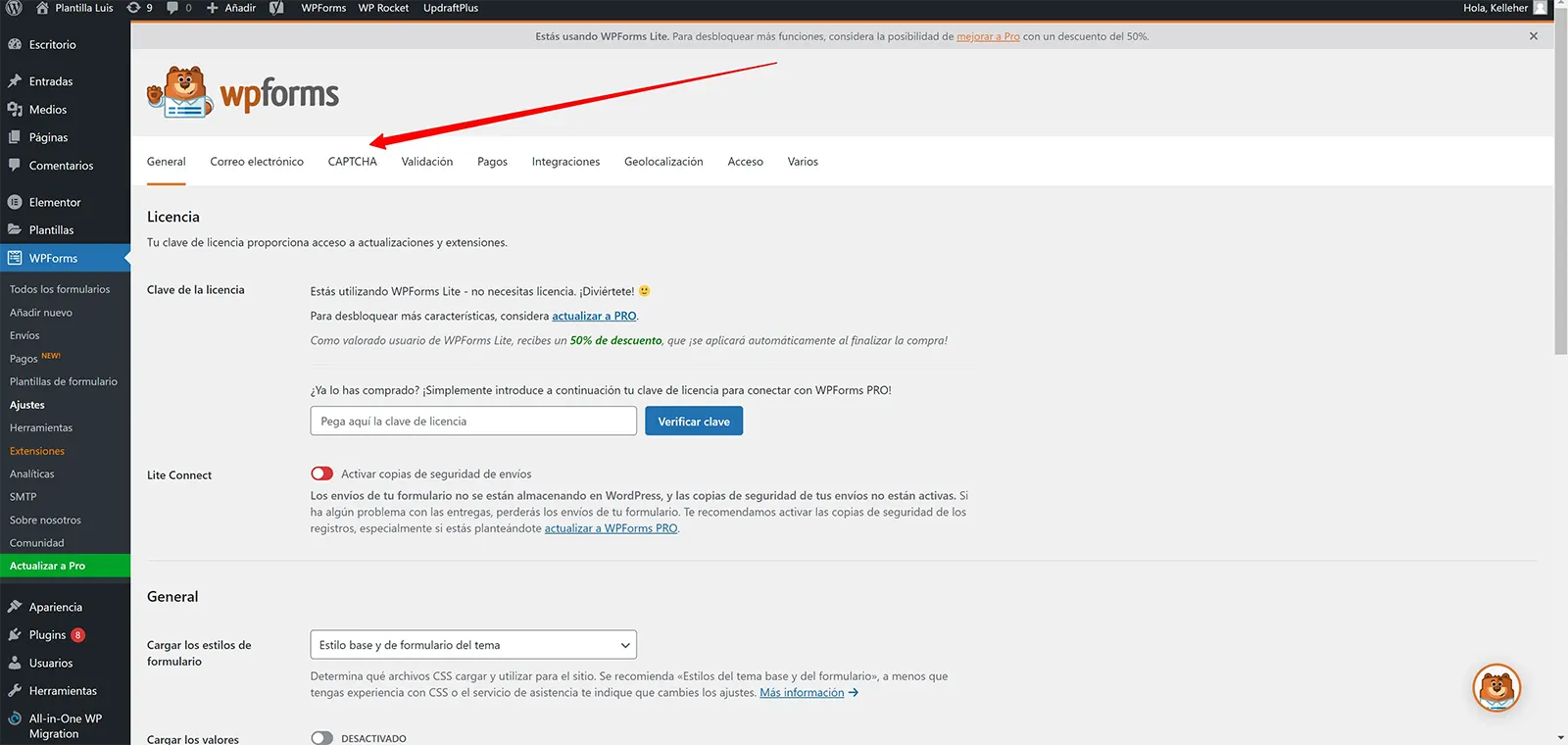 wpforms-añadir-recaptcha-ve